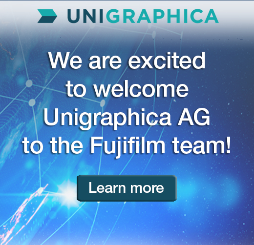 We are excited to welcome Unigraphica AG to the Fujifilm team